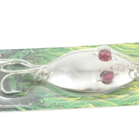Eppinger Red Eye Wiggler Blinker, Nickel/Rote Augen, 28g, 2 Haken, #1999