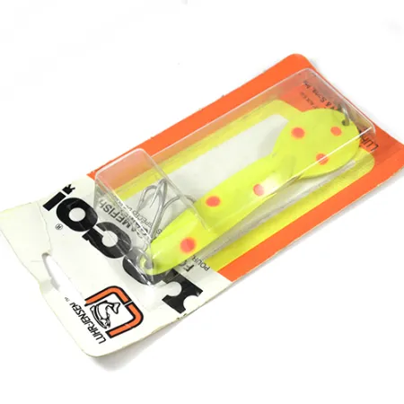 Luhr Jensen Loco 5 Blinker, Gelb/Rot, 28g, Hecht, #2000