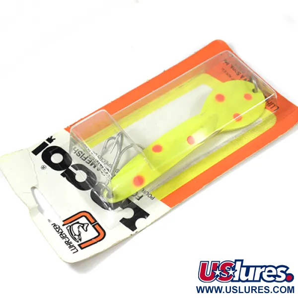 Luhr Jensen Loco 5 Blinker, Gelb/Rot, 28g, Hecht, #2000