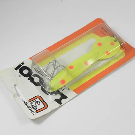 Luhr Jensen Loco 5 Blinker, Gelb/Rot, 28g, Hecht, #2000