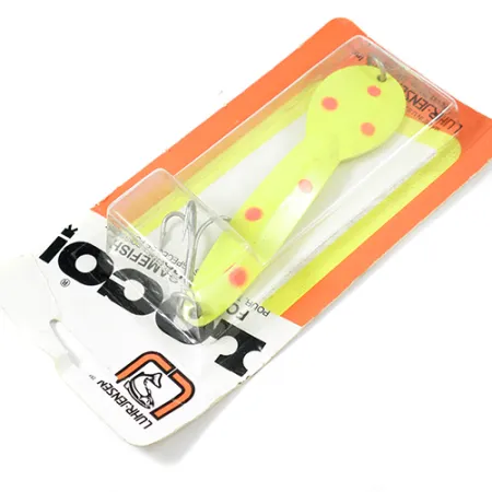 Luhr Jensen Loco 5 Blinker, Gelb/Rot, 28g, Hecht, #2000