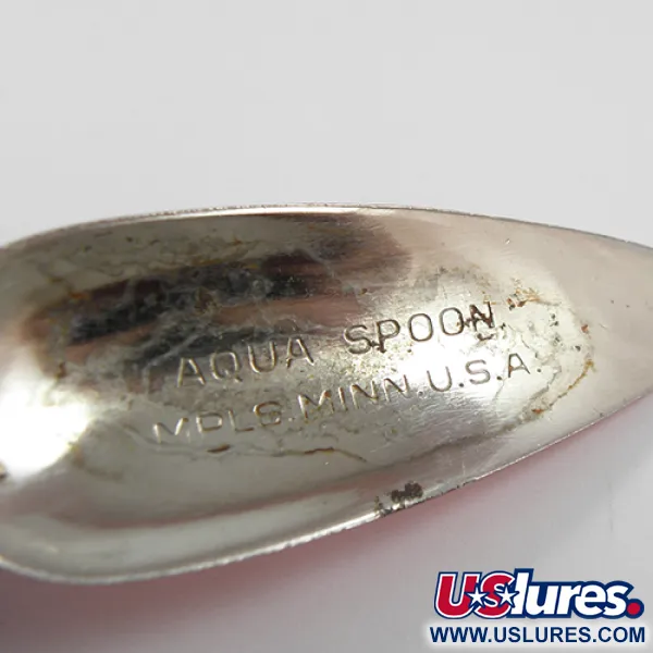 Nebco Aqua Spoon Blinker, Rot/Schwarz/Nickel, 9g, Vintage, #2021