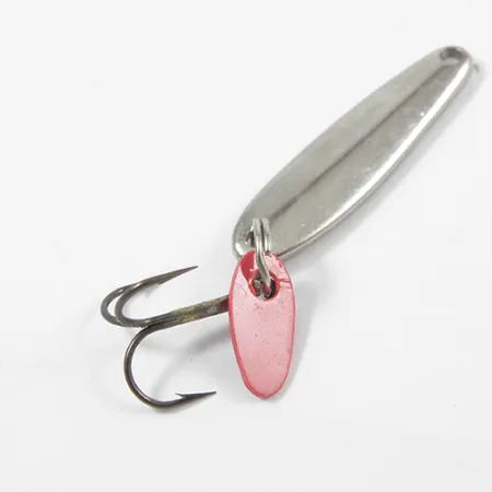 Bay de Noc Swedish Pimple Vertikalköder, Nickel, 2g, Weißes Inlay, #2040