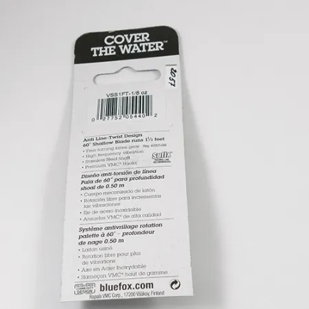 Blue Fox Vibrax Shallow Spinner, Rainbow, 4g, Anti-Schnurdrall, #2057