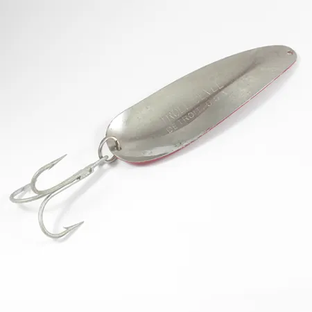 Dardevle Trolldevle Schlepplöffel, Rot / Weiß / Nickel, 40g, #2060