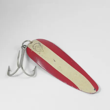 Dardevle Trolldevle Schlepplöffel, Rot / Weiß / Nickel, 40g, #2060