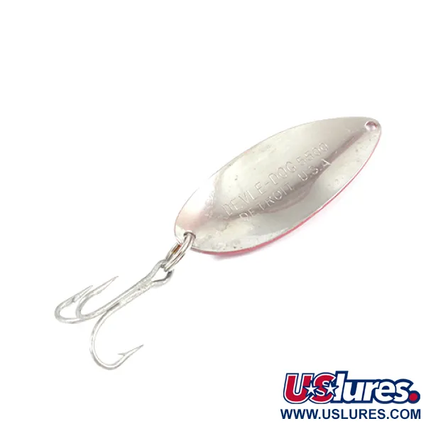 Dardevle Devle Dog 5500 Blinker, Rot/Weiß/Nickel, 21g, Konkav, #2063