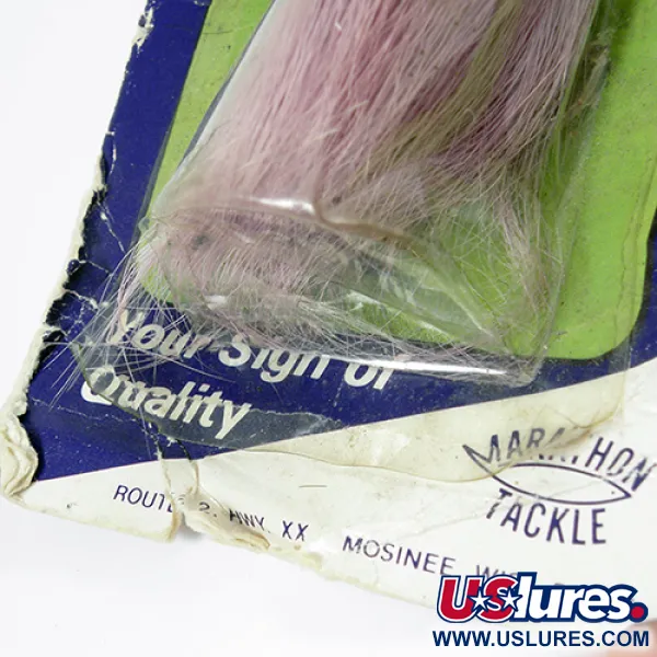 Marathon Musky Spinner, Nickel, 58g, Fransen-Schwanz, #2076