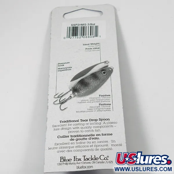 Blue Fox Strobe Tear Drop Blinker, Nickel gehämmert, 11g, #2079