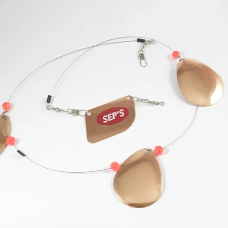 SEP'S Schlepplöffel-System, Kupfer, 24g, Drahtvorfach, #2081