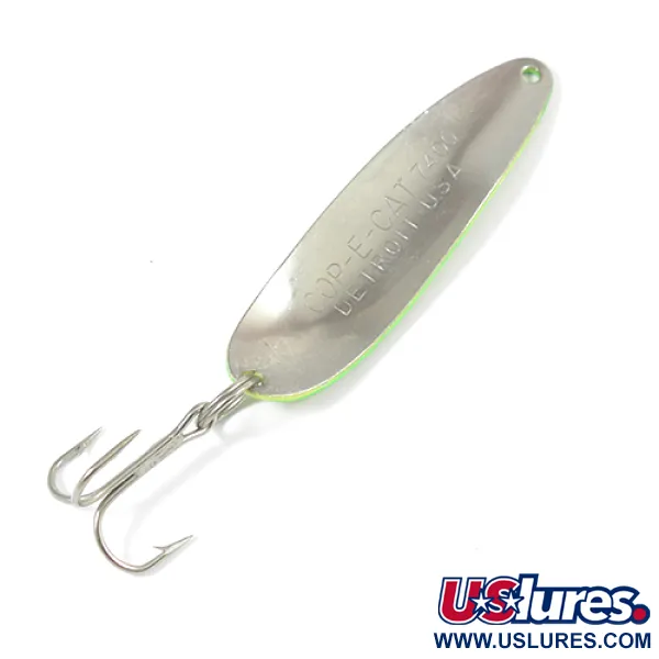 Eppinger Dardevle Cop-E-Cat 7400 Blinker, Gelb/Grün/Nickel, 14g, #2098