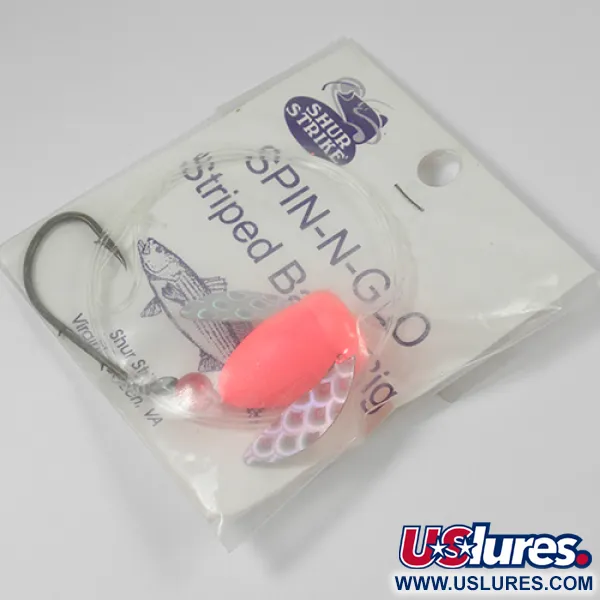 Shur Strike Spin-n-Glo Rig, Pink, 7g, Silberflügel, #2102