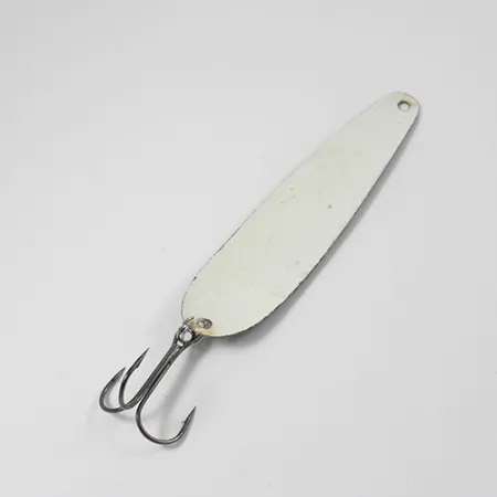 Calcutta 55 Schlepplöffel, Schwarz/Weiß/Lila, 12g, Gehämmert, #2125