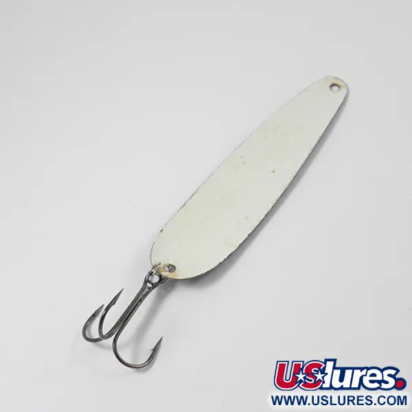 Calcutta 55 Schlepplöffel, Schwarz/Weiß/Lila, 12g, Gehämmert, #2125