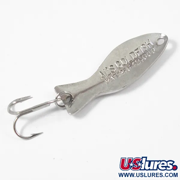 Al's gold fish Blinker, Nickel, 4,5g, Klassisches Design, #2145