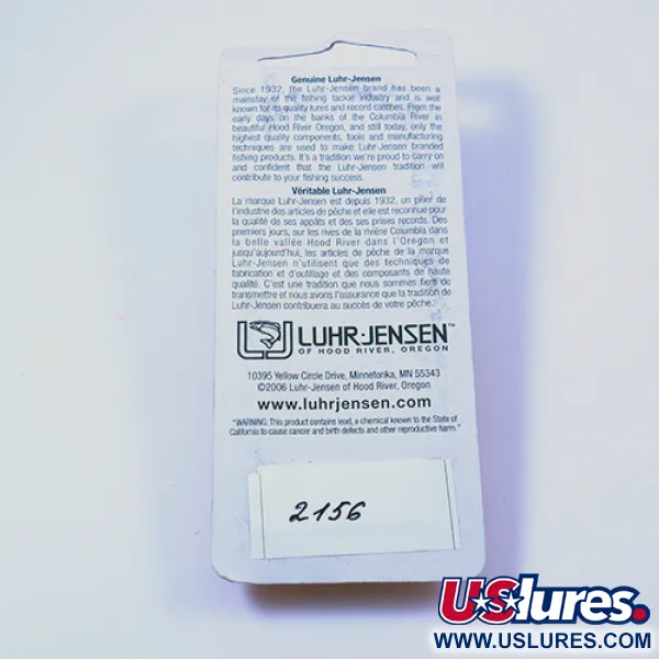 Luhr Jensen Krocodile Die #3 Blinker, Nickel, 10g, Flipper-Tab, #2156