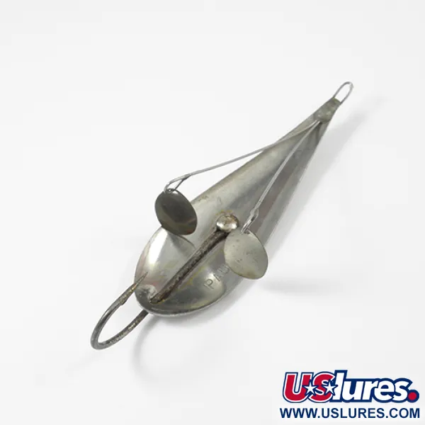 Weedless Paulson Krautblinker, Nickel, 9,6g, Doppel-Spinnerblätter, #2168