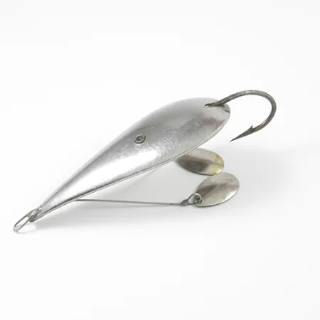 Weedless Paulson Krautblinker, Nickel, 9,6g, Doppel-Spinnerblätter, #2168