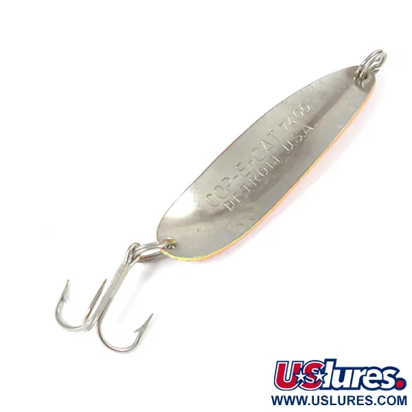 Eppinger Dardevle Cop-E-Cat 7400 Blinker, Gelb/Orange/Nickel, 14g, #2177