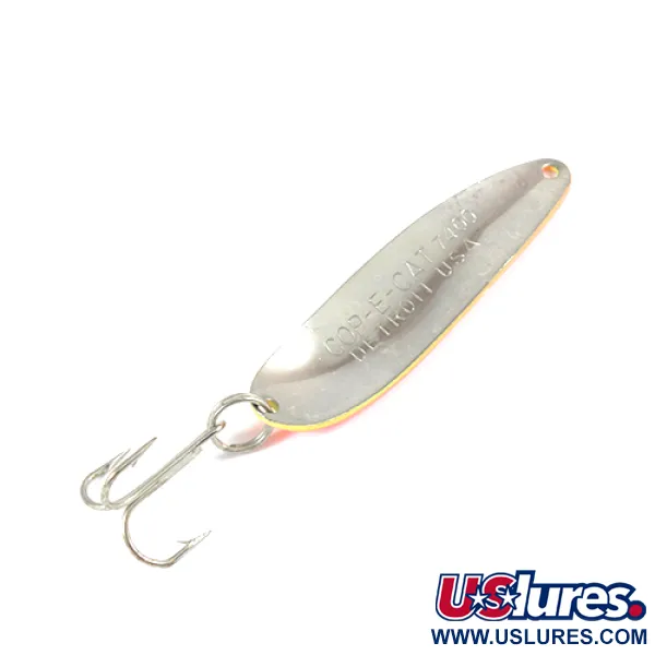 Dardevle Cop-E-Cat 7400 Blinker, Gelb/Orange/Nickel, 14g, #2180