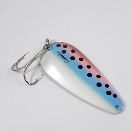Cabela's Blinker, Regenbogenforelle/Nickel, 19g, poliertes Nickel, #2186