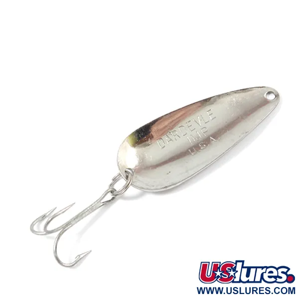 Eppinger Dardevle Imp Blinker, Gehämmertes Nickel, 11g, #2200