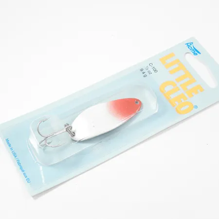 Acme Little Cleo Blinker, Weiß / Rot, 9,5g, Unbenutzt, #2219