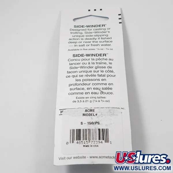 Acme Side-winder Blinker, Regenbogenforelle, 5.7g, Spinnfischen, #2221