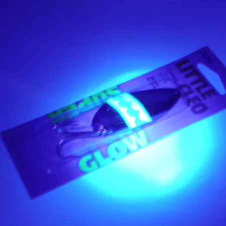 Acme Little Cleo Glow Blinker, Blau-Grün, 21g, UV-aktiv, #C340TSG/BGD