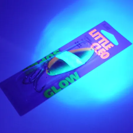 Little Cleo Glow Blinker, Chartreuse Orange, 21g, Super Glow, #C340TSG/SH