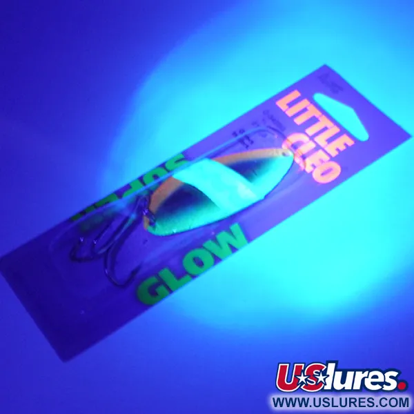 Little Cleo Glow Blinker, Chartreuse Orange, 21g, Super Glow, #C340TSG/SH