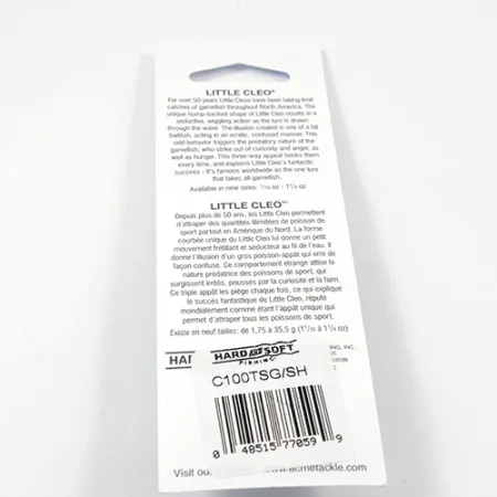 Acme Little Cleo Glow Blinker, Nickel/Pink/Gelb UV, 9.5g, #2245