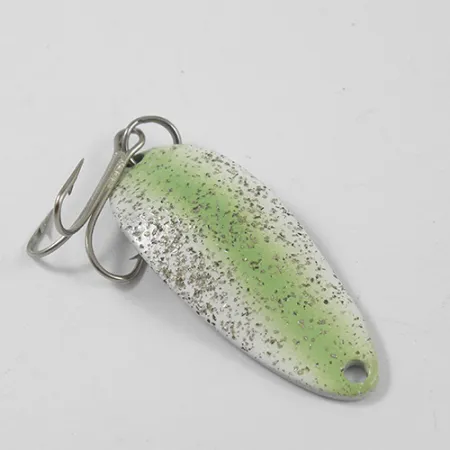 Little Cleo (Hula Girl) Blinker, Grün/Nickel/Glitter, 10g, #2269