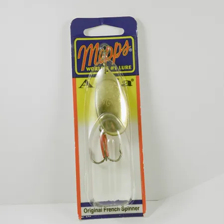 Mepps Aglia 5 Spinner, Gold, 14g, Aglia-Blatt, #2278