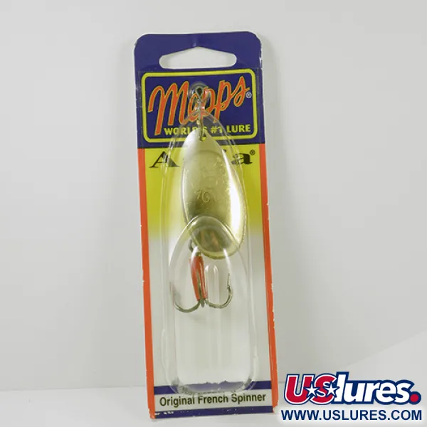 Mepps Aglia 5 Spinner, Gold, 14g, Aglia-Blatt, #2278