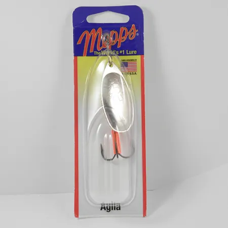 Mepps Aglia 5 Spinner, Nickel, 14g, UV-Attraktor, #2279