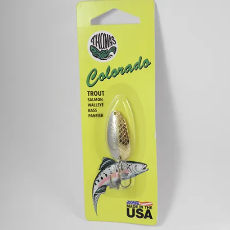 Thomas Colorado Blinker, Gold / Nickel, 5g, Schuppenmuster, #2287