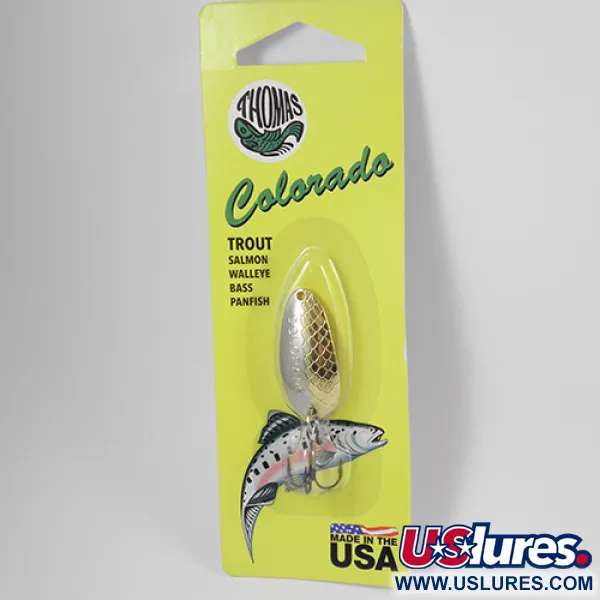 Thomas Colorado Blinker, Gold / Nickel, 5g, Schuppenmuster, #2287