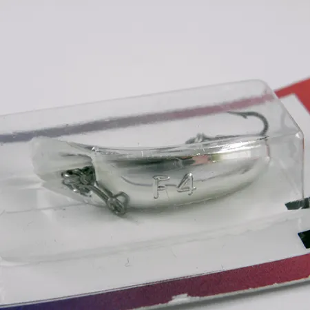 Yakima Bait FlatFish F4 Wobbler, Silber, 4cm, Schleppköder, #2288