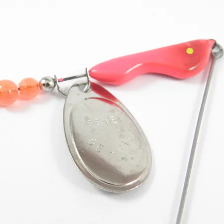 Erie Dearie Walleye Killer Spinner, Nickel / Rot, 12g, USA, #2291