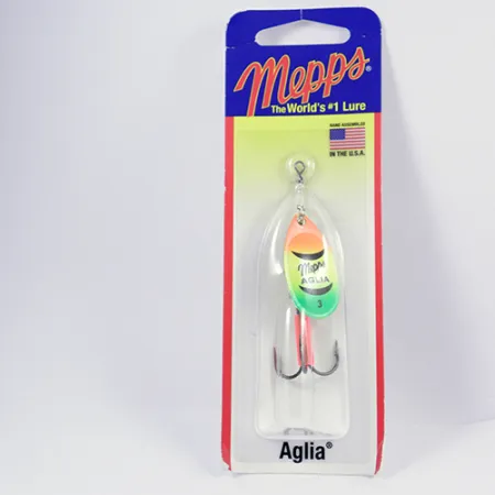 Mepps Aglia 3 Spinner, Fire Tiger, 7g, Gr. 3, Originalverpackung, #2297