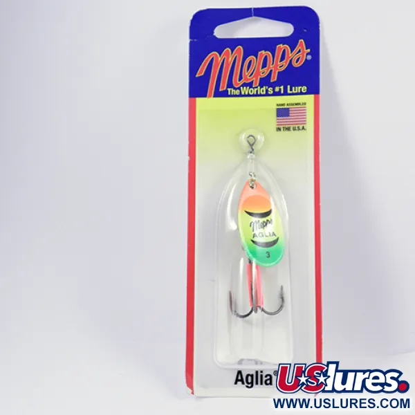 Mepps Aglia 3 Spinner, Fire Tiger, 7g, Gr. 3, Originalverpackung, #2297