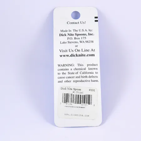 Dick Nite Dick Nite #1 Schlepplöffel, Nickel, 2,5 cm, Finesse, #2307