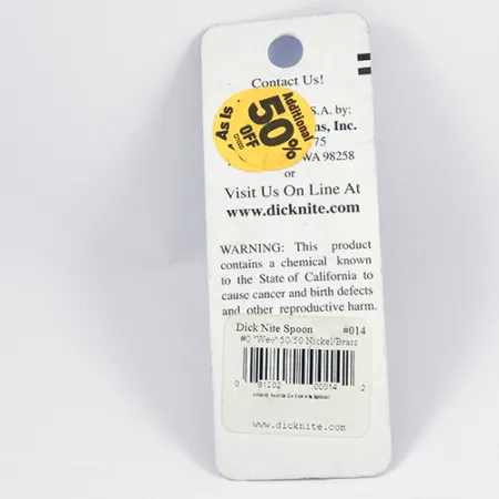 Dick Nite #0 Blinker, Gold / Nickel, 2cm, USA-Klassiker, #2309