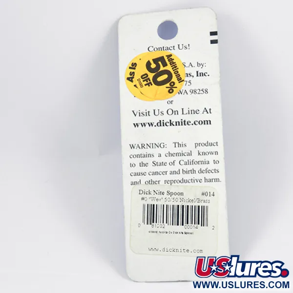 Dick Nite #0 Blinker, Gold / Nickel, 2cm, USA-Klassiker, #2309