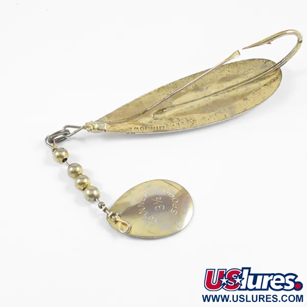 Weedless Johnson Silver Minnow Blinker, Gold/Silber, 14g, Krautschutz, #2318