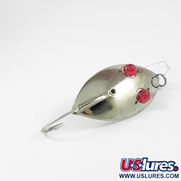 Eppinger Weedless Red Eye Wiggler Blinker, Bronze/Nickel, 25g, #2327