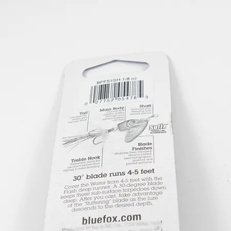 Blue Fox Flash Deep Runner Spinner, Rainbow, 4g, Holo-Blatt, #2337