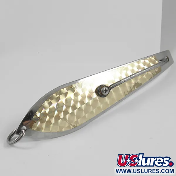 Pro King Weedless King Spoon Blinker, Nickel/Hologramm, 34g, Krautschutz, #2342