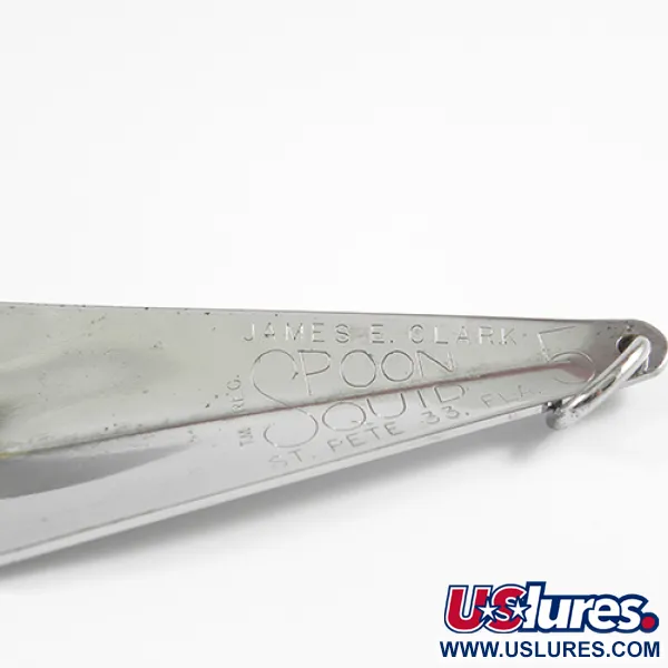 James E. Clark Clark Spoon Squid Krautblinker, Nickel, 35g, #2347